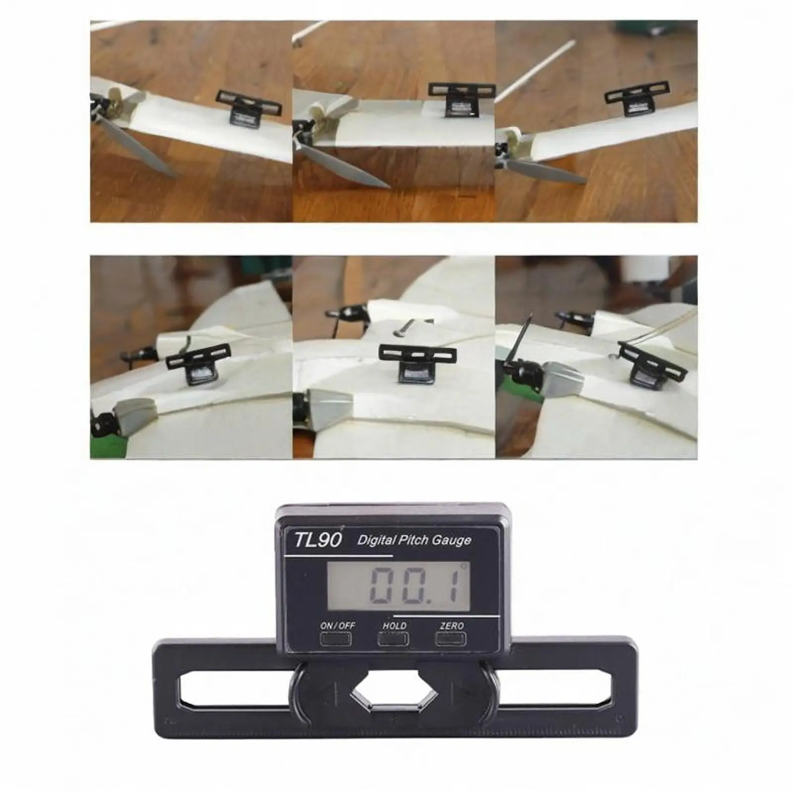 مقياس الملعب الرقمي كفاءة إلكترونية 250-800 مللي متر مقياس الملعب الإلكتروني لتركيب محرك طائرة RC #1