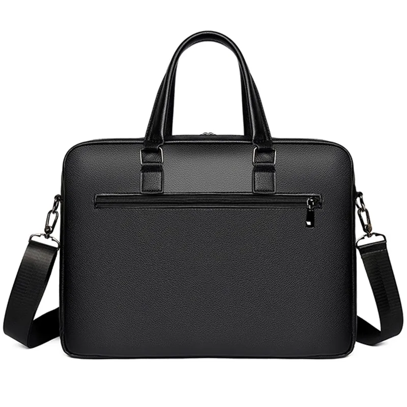 2025 جديد الرجال حقيبة عالية الجودة الأعمال العلامة التجارية الشهيرة بولي Leather الجلود الكتف حقيبة ساعي مكتب حقيبة يد A4 وثيقة حقيبة لابتوب