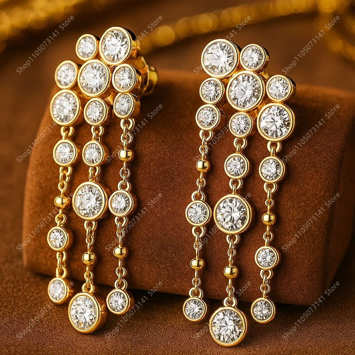 

Noble and Gorgeous Chain Starry Earnail Pendant, Banquet Party Fashion Versatile and High End Jewelry - Lover Gift