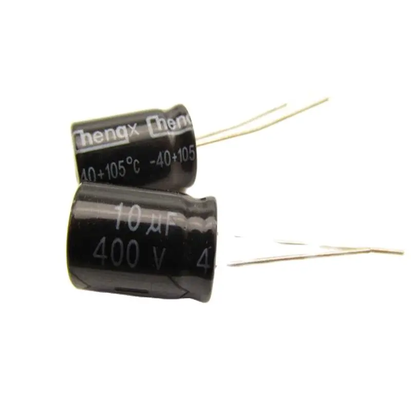 

New 400V10UF electrolytic capacitor 10UF/400V volume 10*17 foot pitch 4.5mm