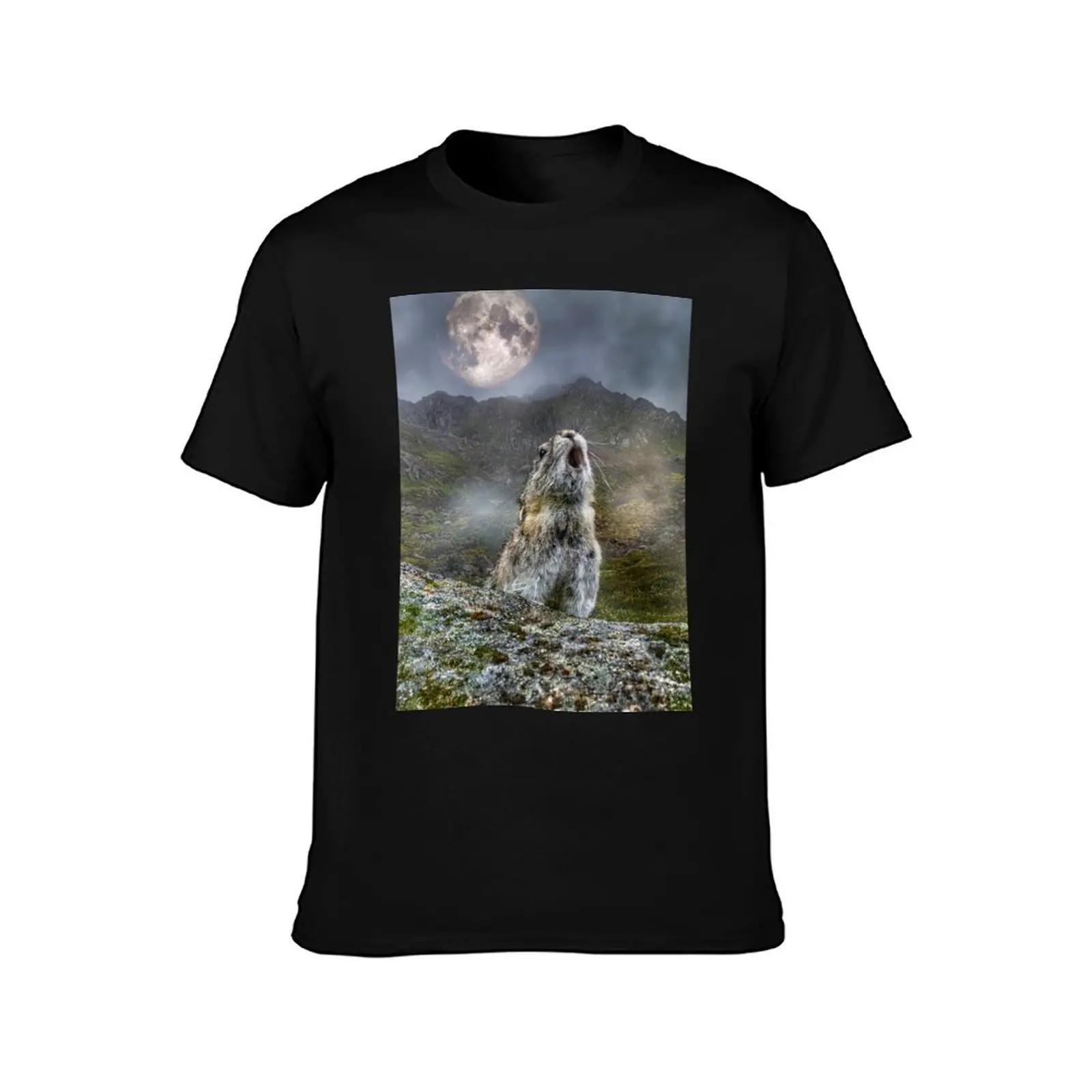 Alpha Pika T-Shirt Street Style Casual Tee Shirt T-Shirt