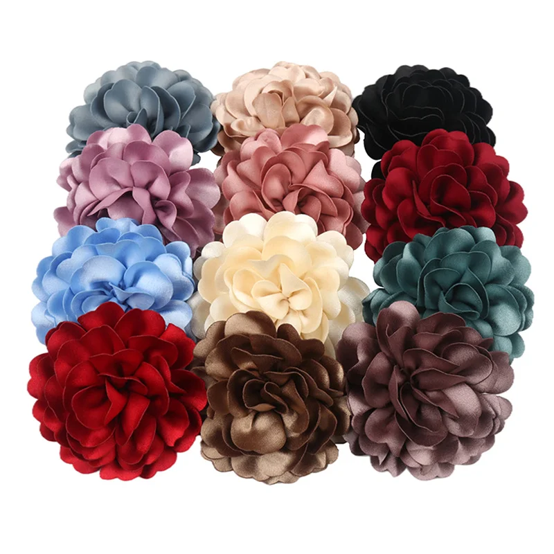 11cm Multi-layer Flower Suit Sweater Coat Brooch Clip Handmade Lapel Pin Badge Brooches For Women\'s Fashion Accessories