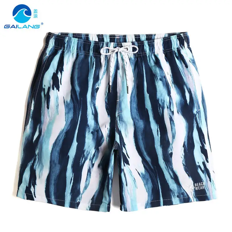 Gailang Brand Man Swimsuits Square Cut Swimwear Boardshorts Men Quick Drying Swim Swimming Boxer Trunks Surfing Bermuda Bottoms