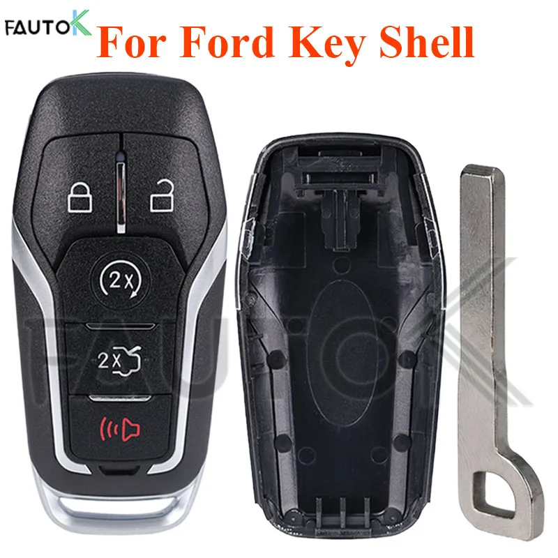 

Автомобильный чехол для входа без ключа с дистанционным управлением, чехол для смарт-брелока, подходит для Ford Fusion Mustang Explorer для Lincoln MKZ MKC 2013-2017