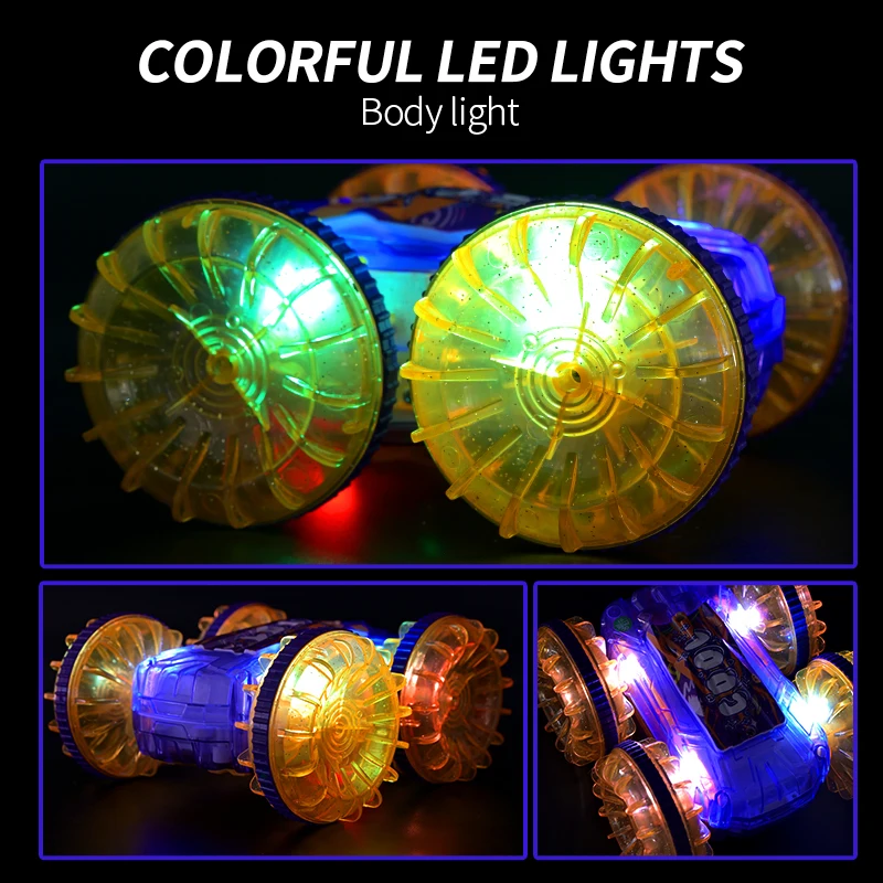 Amphibious Electric Remote Control Vehicle, Music, Lighting, Gesture Sensing, Off-road Vehicle, Children's Christmas Gifts