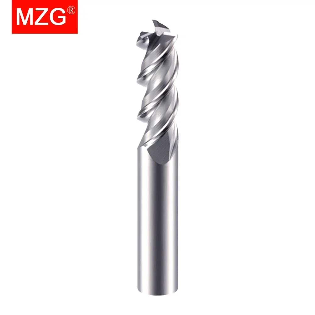 MZG 2 Fluit 3 Fluit Non-Ferro Aluminium Koper Hout Frees Legering Carbide Tool Wolfraam Staal CNC Draaibank frees