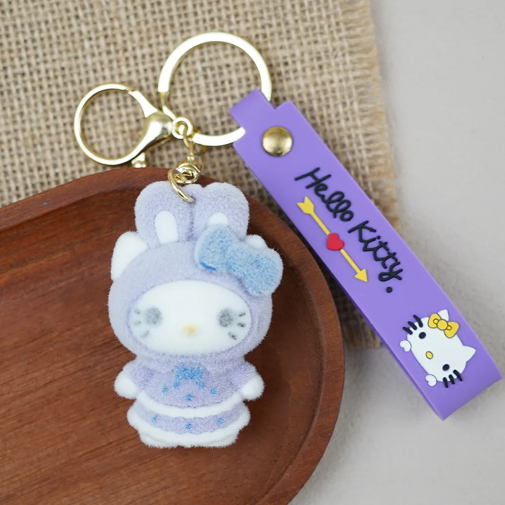 لسلسلة مفاتيح نموذج هالو كيتي الصغيرة، قلادة تزيين كرتونية رائعة، مناسبة لتزيين حقائب الظهر وحقائب اليد وسلسلة المفاتيح #6