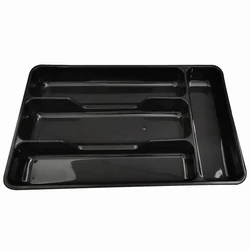 Cutlery Organizer Box Kitchen Drawer Organizer Separation Finishing Storage Box Tray Fork Spoon Knife Cutlery Tray Container