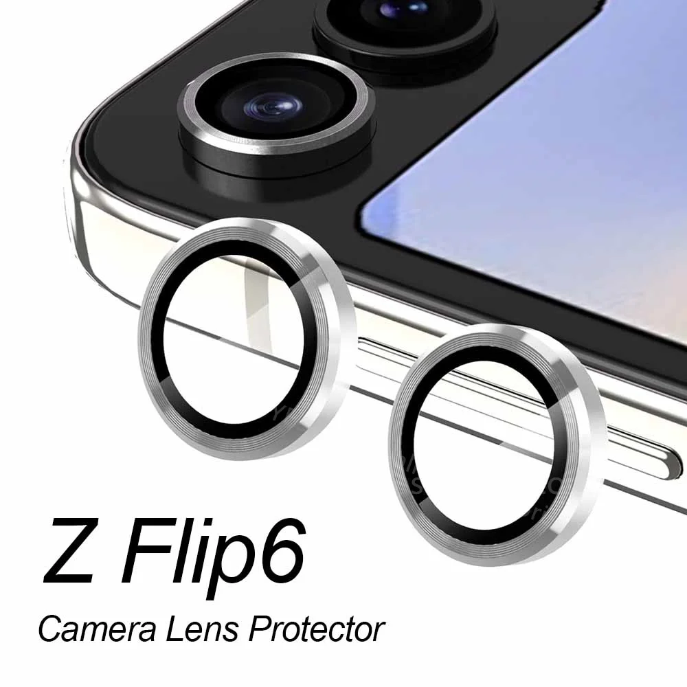zFlip6 Camera Lens Screen Protector for Samsung Galaxy Z Flip6 Anti Scratch Metal Tempered Glass Camera Cover Samsun Z Flip 6 5G
