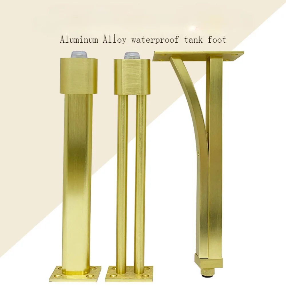 

1pcs Bathroom Cabinet Aluminum Alloy Support Feet Gold Raised Bed Feet Black Bed Leg Metal Sofa Leg Furniture Legs Adjustable