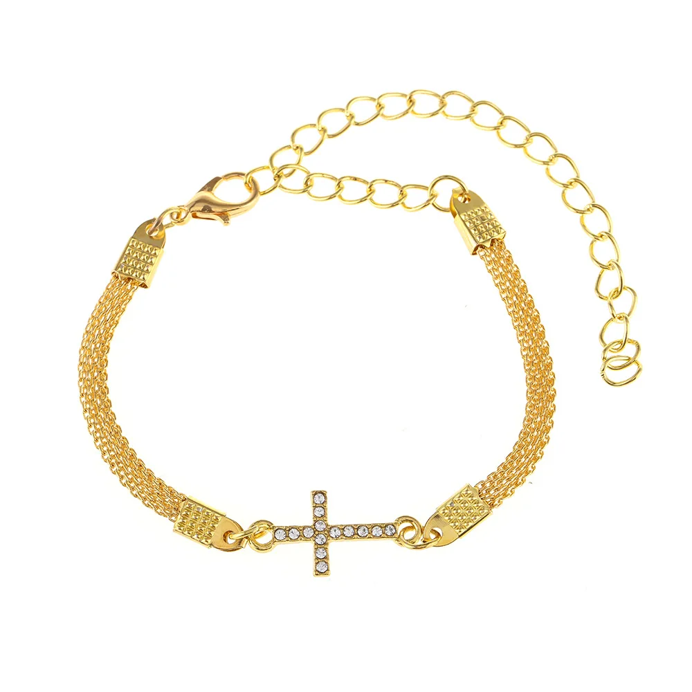 Браслет-цепочка-с-бриллиантами-регулируемый-серебряного-и-золотого-цвета-для-женщин-и-мужчин-подарок-для-вечеринки