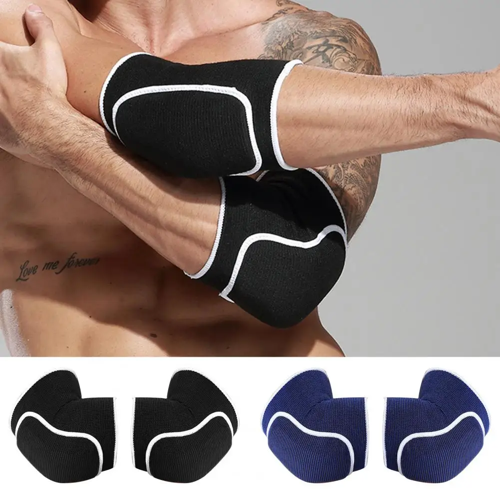 Soft Support Cushion Soft Elastic Breathable Fabric Elbow Pads for Joint Pain Relief Compression Arm
