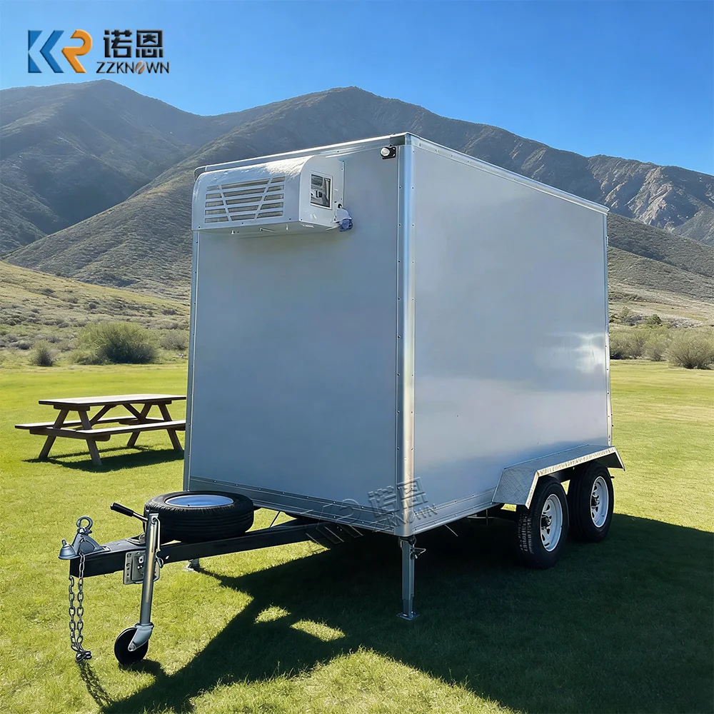 Advanced Refrigerated Truck Durable Reefer Truck Consistent Cold Chain Freezer Trailer Transport Vehicle For Commercial Use