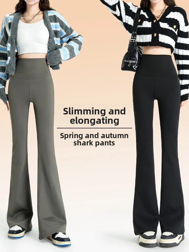 

Warm Fce Lined arkskin Yoga Pants High Waist Tummy Control Slimming Long Leggings Women's plus Size Spring Autumn