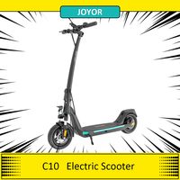 JOYOR C10 Electric Scooter, 500W Motor, 48V 10.4Ah Battery, 10 Inch Tire, 45km/h Max Speed, 40km Range, 120kg Load, Disc Brake