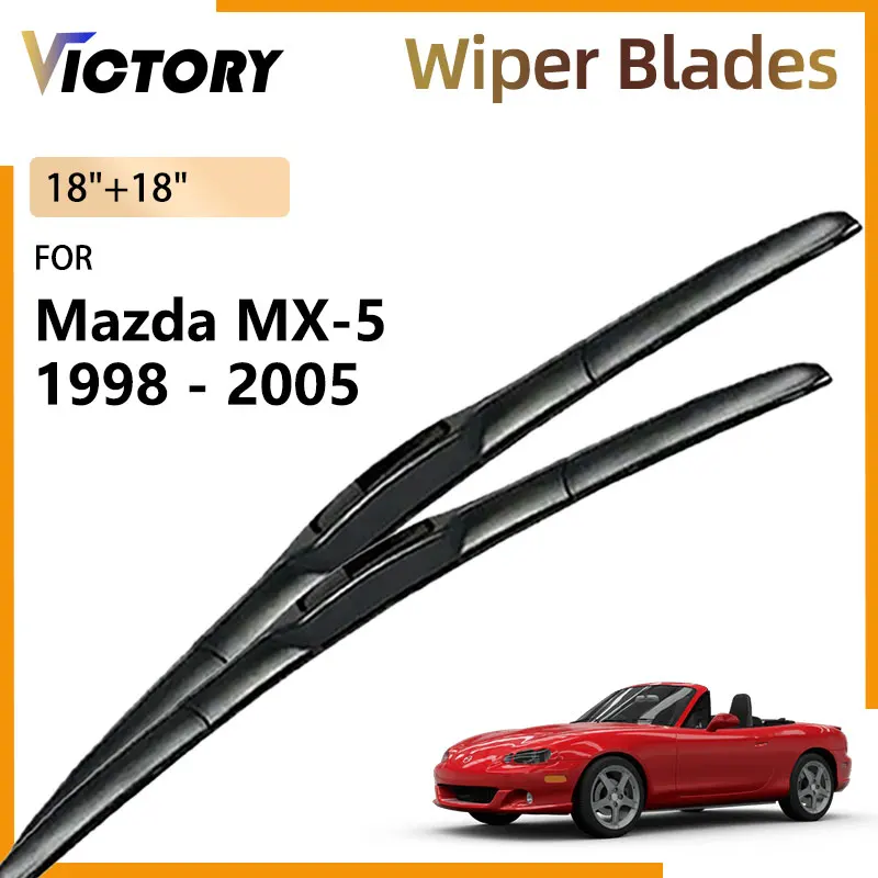 

For Mazda MX-5 Miata MX5 MX 5 NB 1998 - 2005 2001 2000 1999 Roadster Accessorie Front Wiper Blades Windshield Windscreen Brushes