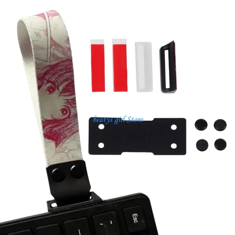 

C7AB Stylish Keyboards Strap Keyboards Lanyard Slings Portable Design Secure Holder