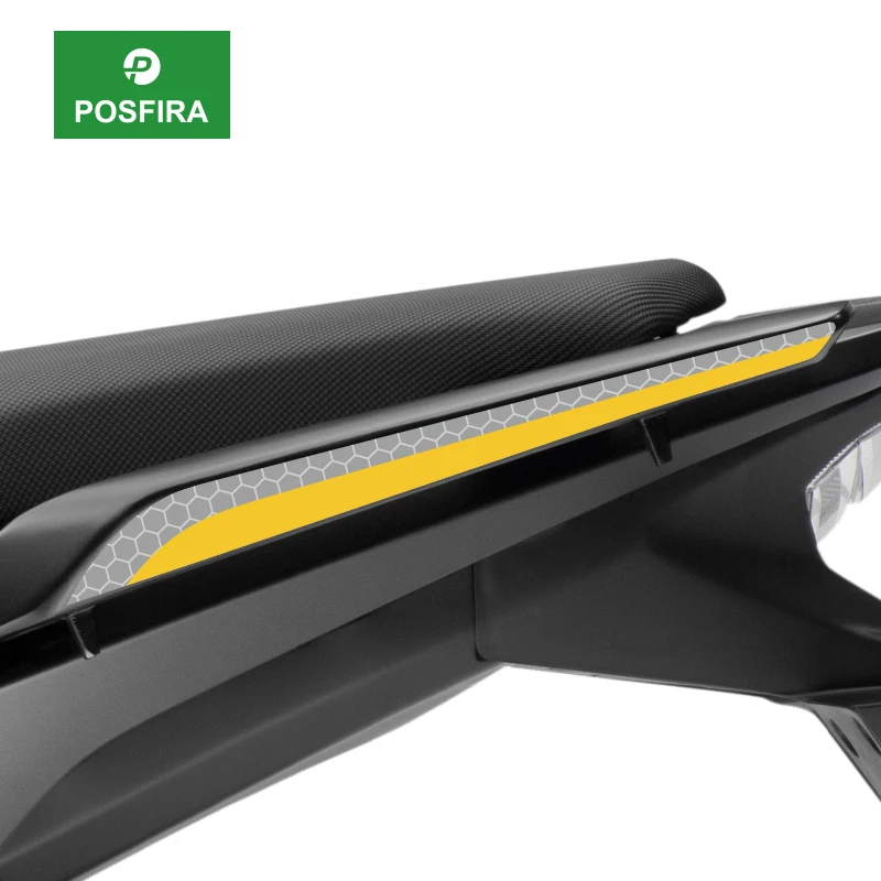 POSFIRA-pegatinas para manija de pasajero de motocicleta, calcomanía de vinilo para Honda CB500X CB 500X500X2013-2023 2020 2021 2022, accesorios