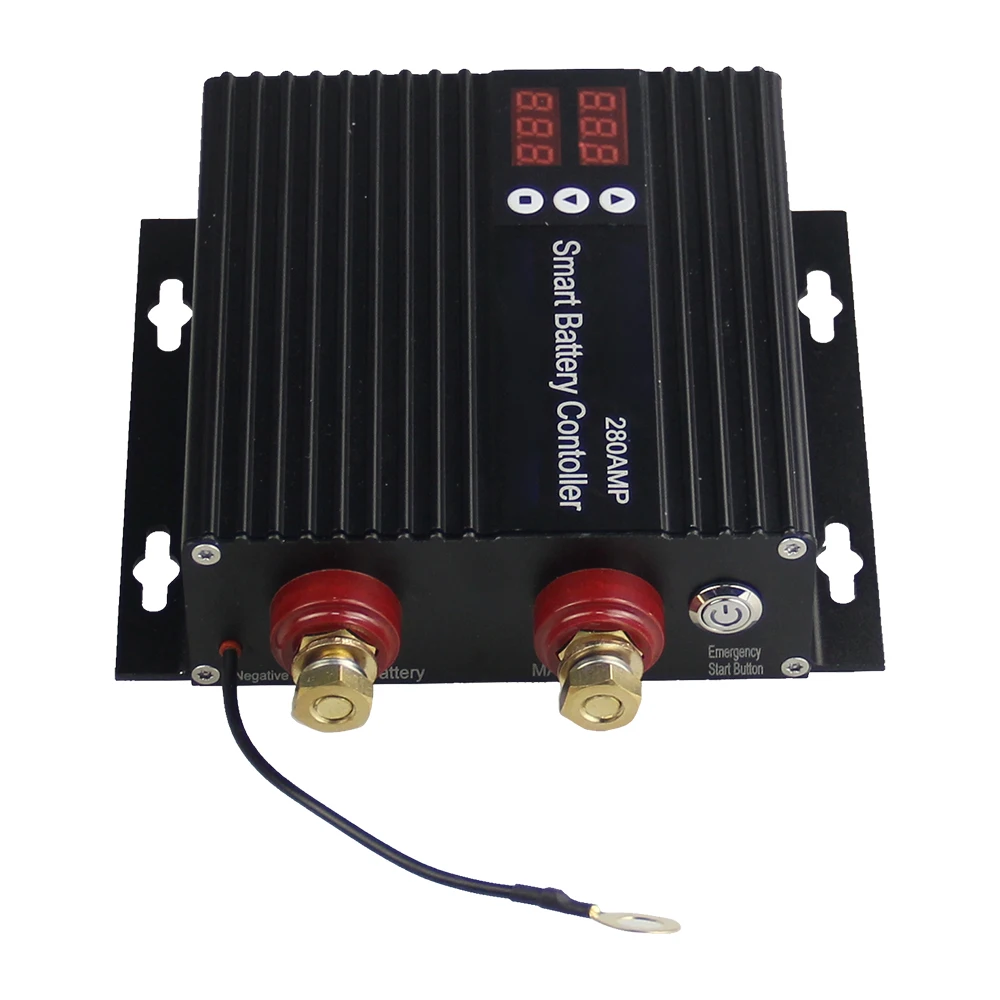 

Adjustable Off-road RV Car Modified Smart Dual Battery Isolator Kit Manager Universal 12/24V 250 Amp with Magnetic Latching