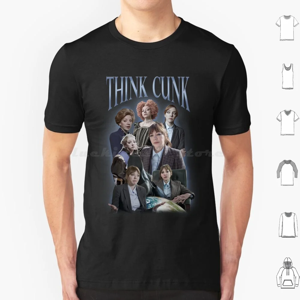 Think Cunk T Shirt Cotton Men Women DIY Print Philomena Cunk Cunk On Earth My Mate Paul Cunk