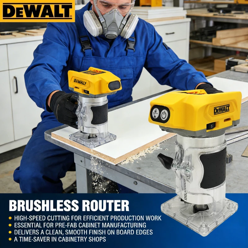 Dewalt 33000RPM ブラシレス木工ルーター:コー - Woodworking Asmr のレビューと価格