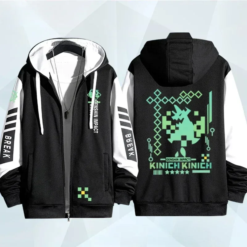 

Genshin Impact Kinich 3D принт толстовка на молнии для женщин и мужчин толстовка в стиле Харадзюку уличная одежда в стиле хип-хоп косплей куртка на молнии с капюшоном