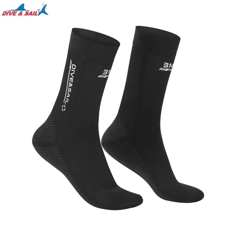 3mm Neoprene Diving Socks Shoes Water Boots Non-slip Beach Boots Wetsuit Shoes Warming Snorkeling Diving Surfing Socks For Adult