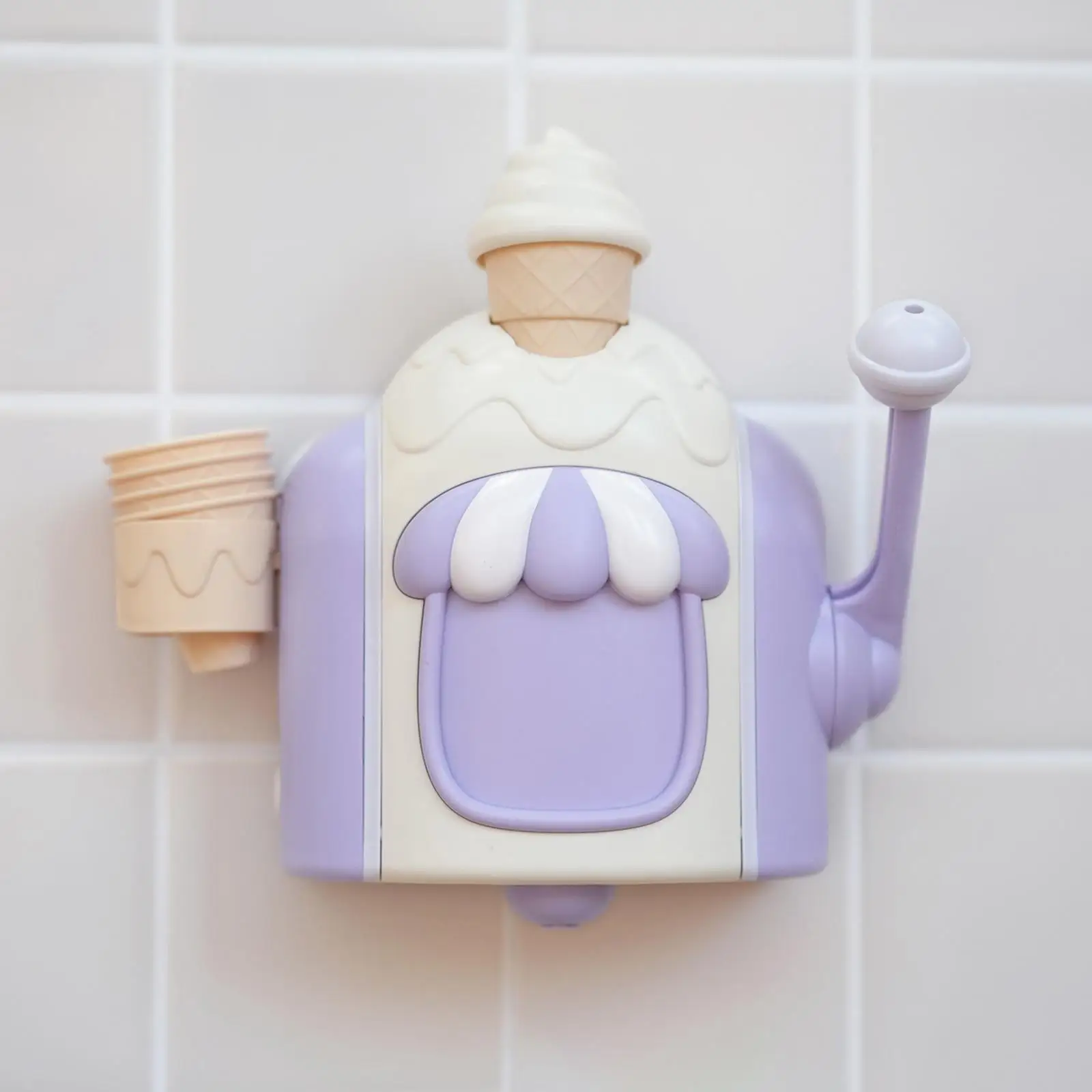 

Игровой набор для ванной Bubble Pretend: машинка для пены в виде мороженого из АБС-пластика, полный комплект для детских игрушек для ванной, органайзер для хранения