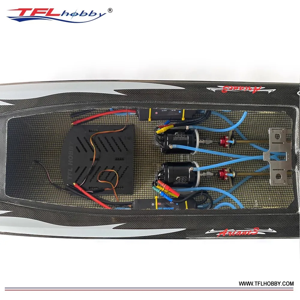 TFL 1300mm Large Ariane BE1155 Carbon Fiber Electric RC Boat with Dual 5684 motor and 300A ESC