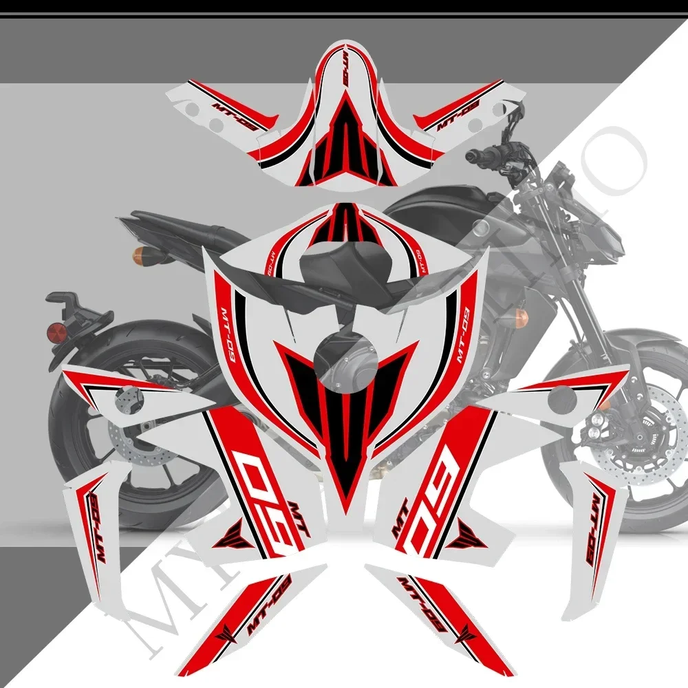 

Motorcycle Tank Pad Protector For Yamaha MT09 MT FZ 09 Stickers Fairing Motorcycle Knee Decal Fender Windshield 2016-2020