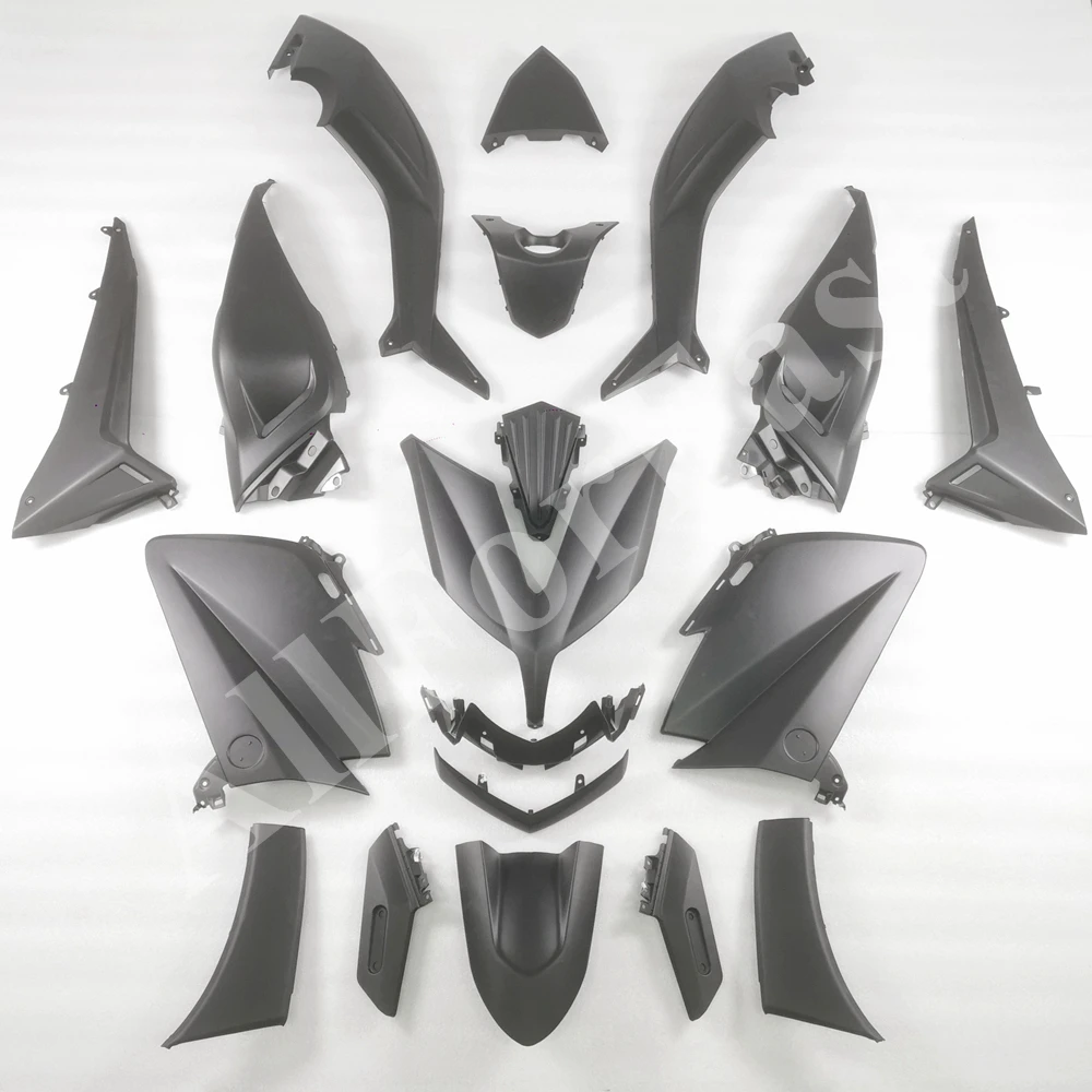 Matt Black MAXI Scooter Fairing Kit For Yamaha Tmax 530 2015-2016 Bodywork Panel Cowl Set For Yamaha T-max 530 2015 2016