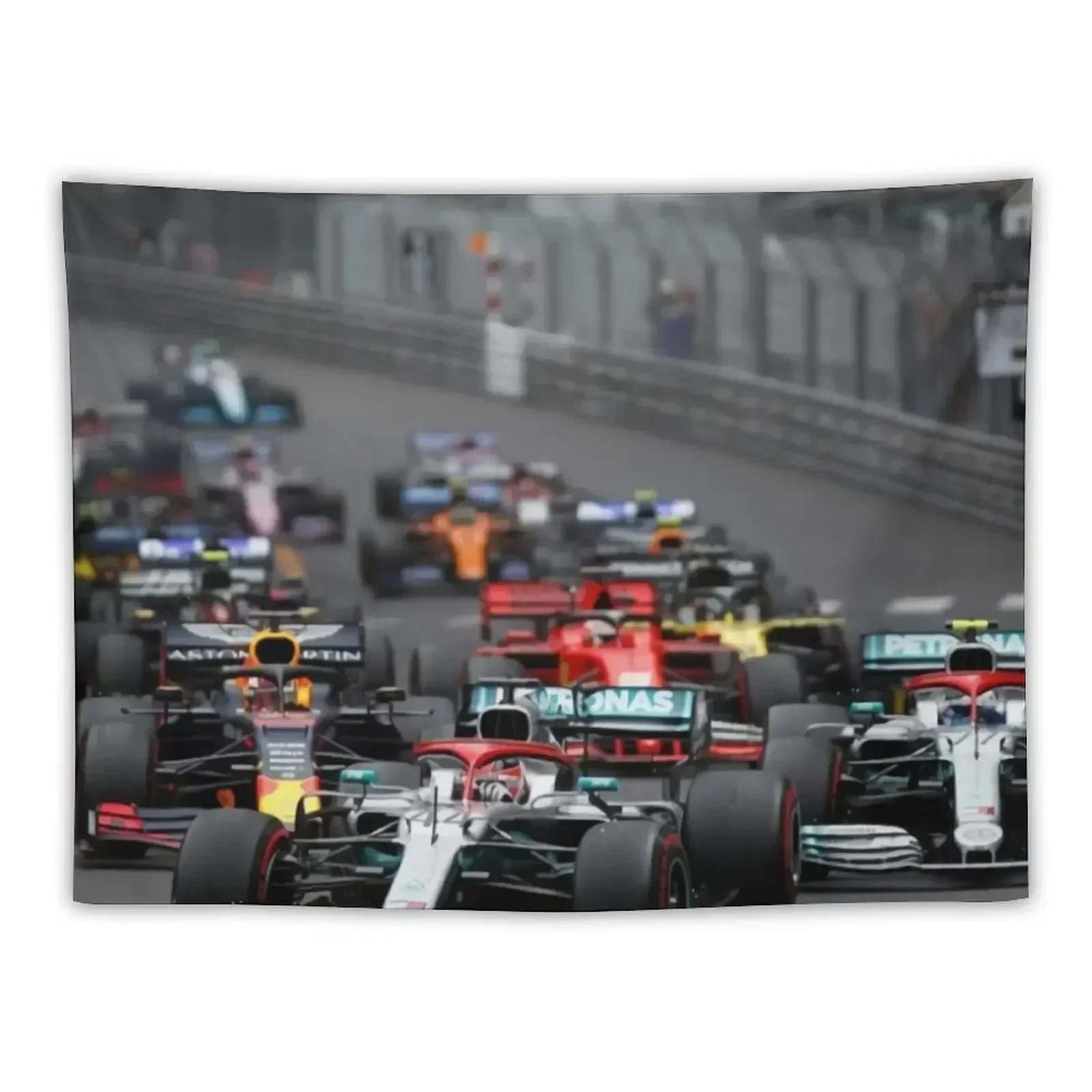 

F1 Race Start Tapestry Wall Hanging Wallpapers Home Decor Anime Decor Room Decorations Aesthetic Tapestry