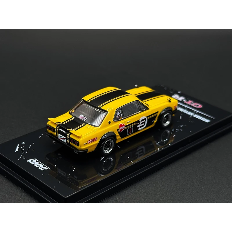 อินโนมีสินค้า1:64 hakosuka Skyline 2000 GTR KPGC10 diorama ของเล่นขนาดเล็กของสะสมโมเดลรถยนต์