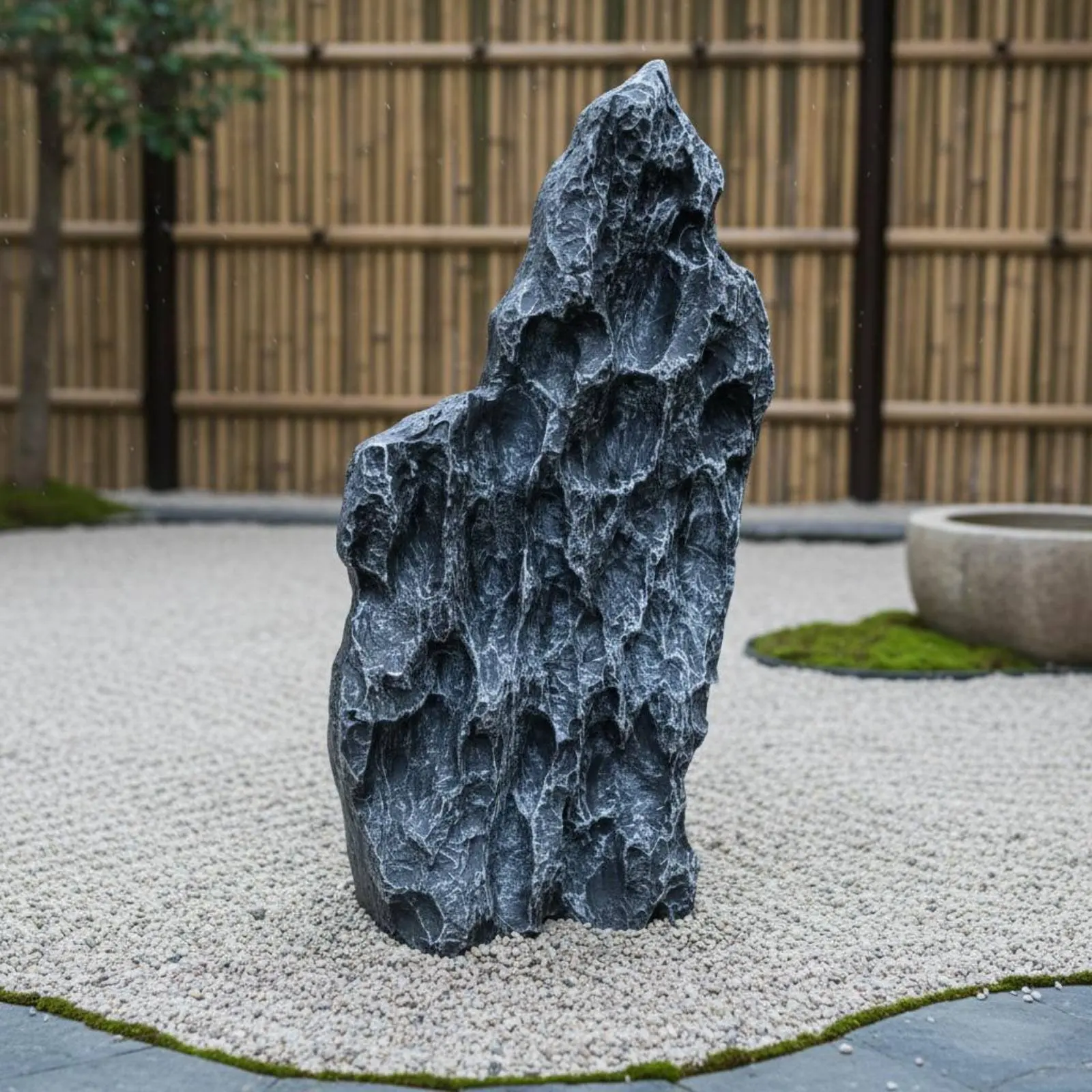 

Fiberglass Landscape Rock Long-Lasting Realistic Landscape Rock Resin Garden Boulder Weather Resistant Artificial Stone