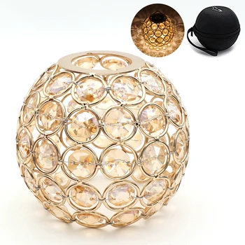 Yeni hedef sıfır kristal abajur glazero yuvarlak Hollow gölge açık kamp glacamping kamp ışık atmosfer abajur