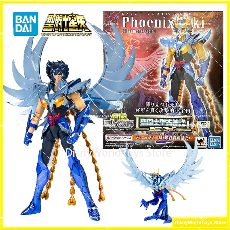 100% original bandai saint pano mito ex phoenix ikki [pano de bronze fino] em estoque anime ação coleção figuras modelo brinquedos