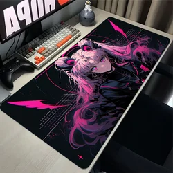 Sailor Moon Mouse pad Gaming Keyboard Accessories Pad HD print XXL Size kawaii girl Non-slip for Officer Desk Mat Laptop carpet