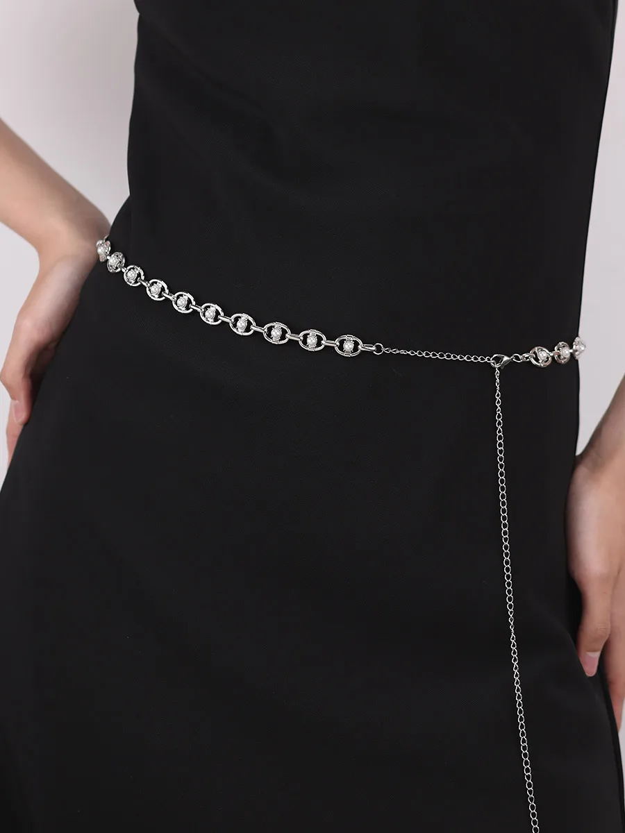 ファッショナブルなイタリアンスタイル2026新作ウエストチェーンアクセサリー高級感あふれる万能チェーンウエストベルト女性用装飾品