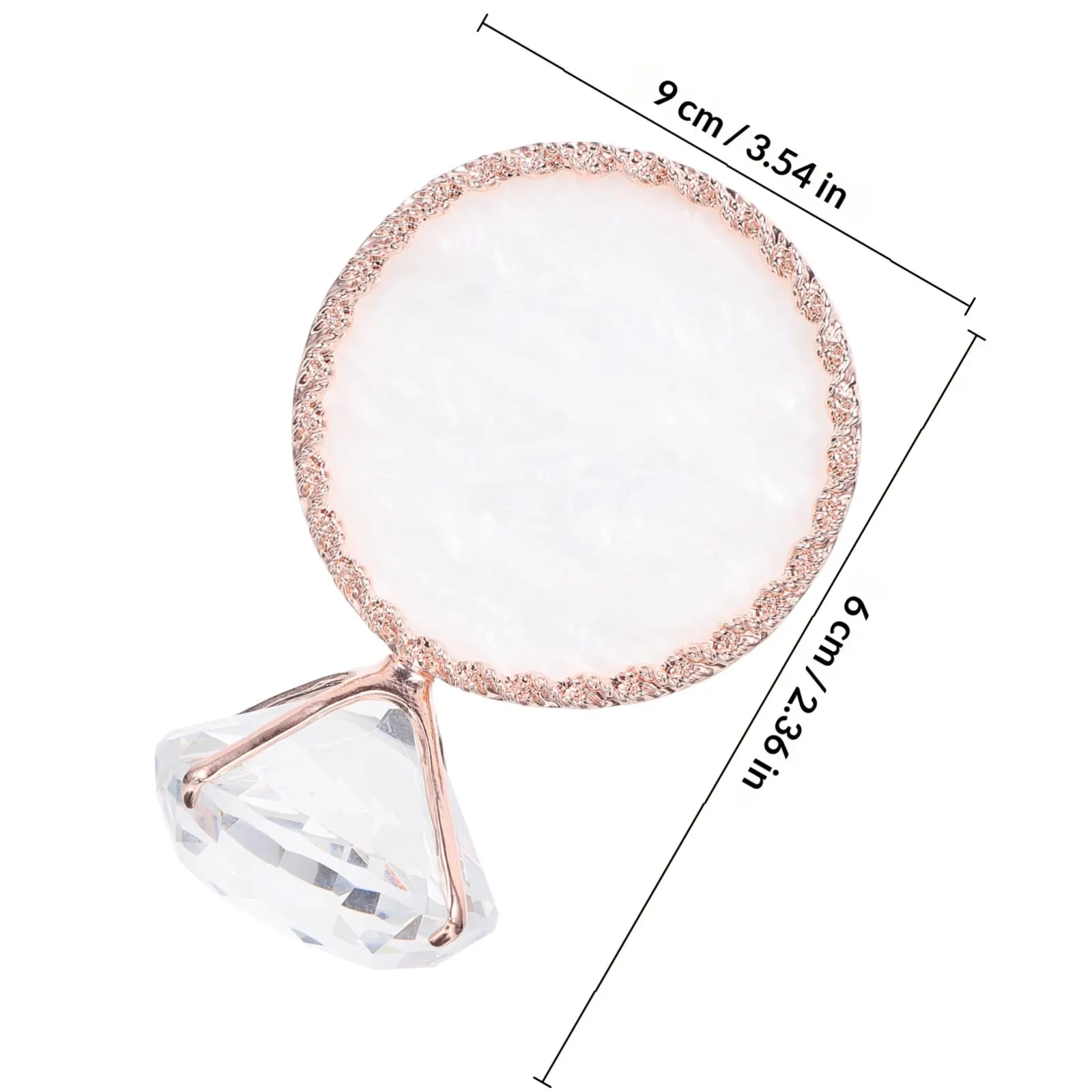 Shell Diamond Earring Display Stand Creative Jewelry Holder Decorative Metal Resin for Home and Store Use Stylish Earring
