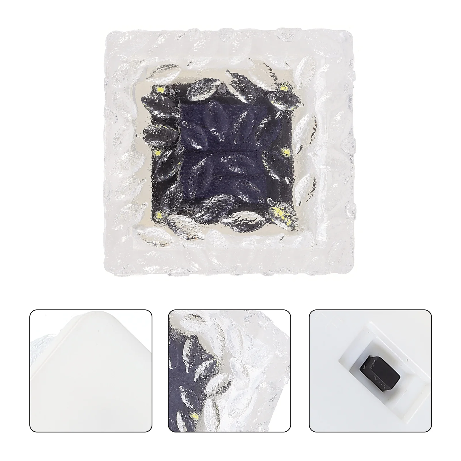 

1Pcs Block Shaped LED Ground Lamp Outdoor Garden Lawn Yard Landscape Lighting Solar Lights Garden Light