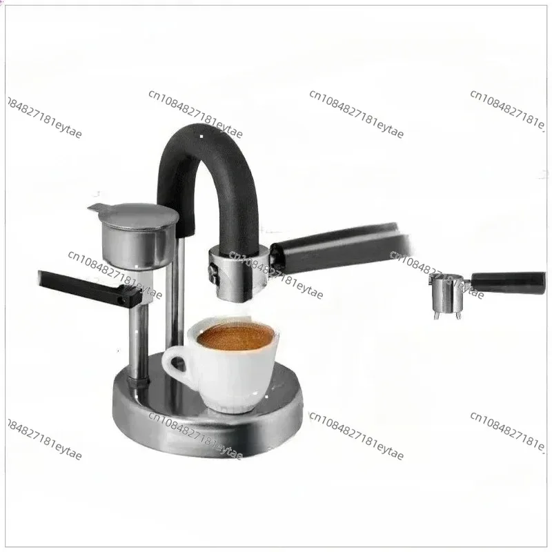 

Family Open Air Office Italian Coffee Pot Stainless Steel Manual Coffee Machine