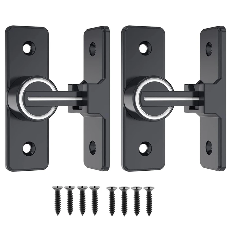 

Barn Door Lock Hardware, 90 Degree Heavy Duty Gate Latches Flip Latch Safety Door Bolt Latch Lock