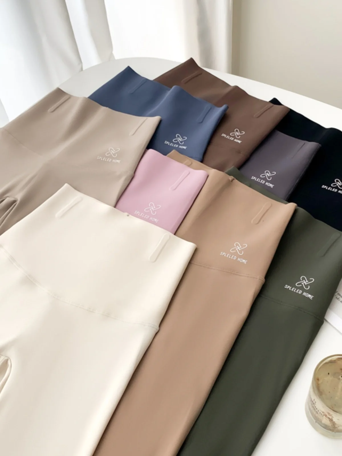 

Trendy ark Skin Yoga Pants Women's Fitn Tummy Control Butt Lifting Base Layer Pants White Sl Sle