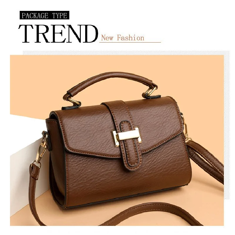 

Ladies Crossbody-Bag Crafted From Premium Leather Featuring Trendy Paris Vintage Lightweight Daily Refined Look​