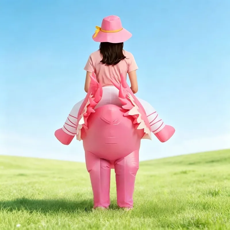 Halloween new ostrich inflatable suit flamingo inflatable suit