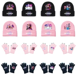 2025 K-pops Demons Hunters Knitted Hats Men Women's Kawaii Hats Outdoor Warm Hat Anime Mira Rumi Zoey Cosplay Cap Christmas Gift