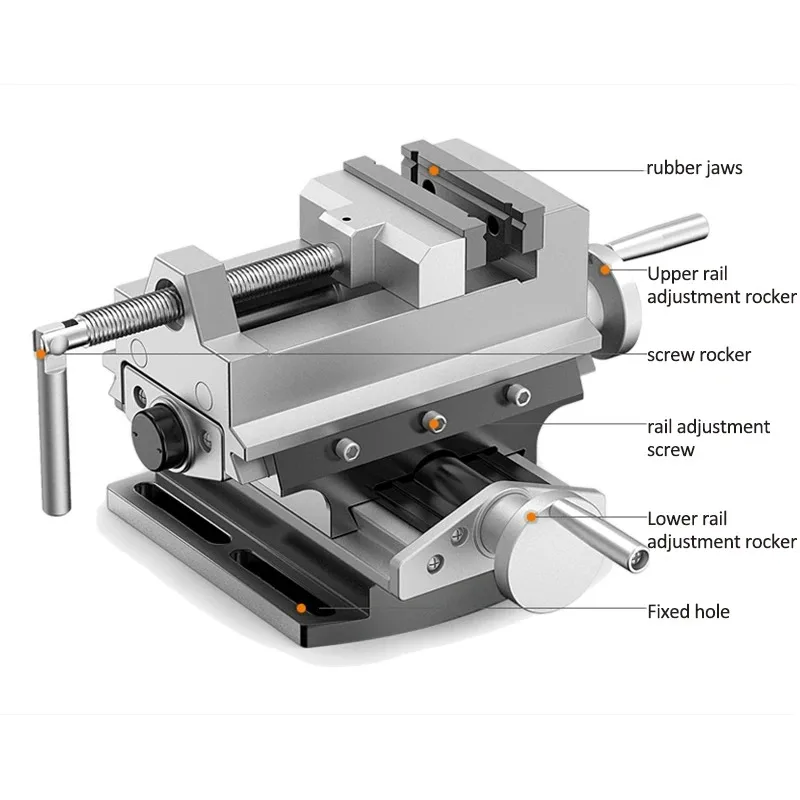 Small vise household multifunctional heavy-duty vise machine workbench fixture mouth