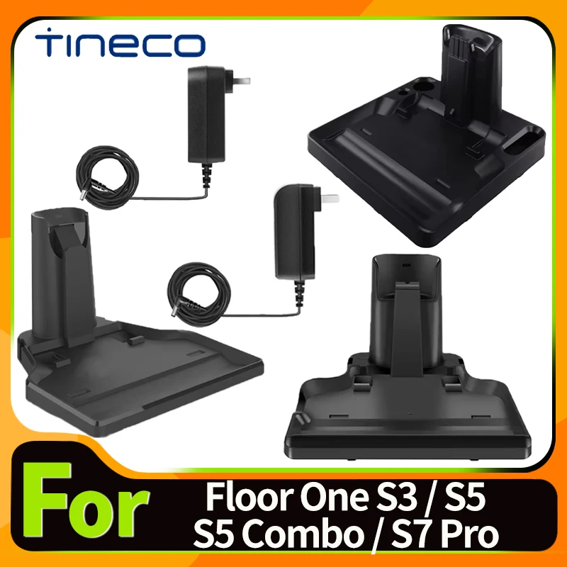 

Charging Dock For Tineco Floor One S3/ S5/ Combo /S7 Pro Wet Dry Vacuum Cleaner Accessories Charging Base Replacement Spare Part