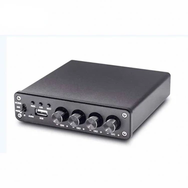 Factory 4 Channel BT 5.0 HiFi Mini Amplifier 50Wx4 Amplifier 100wrms High Quality Amplifier