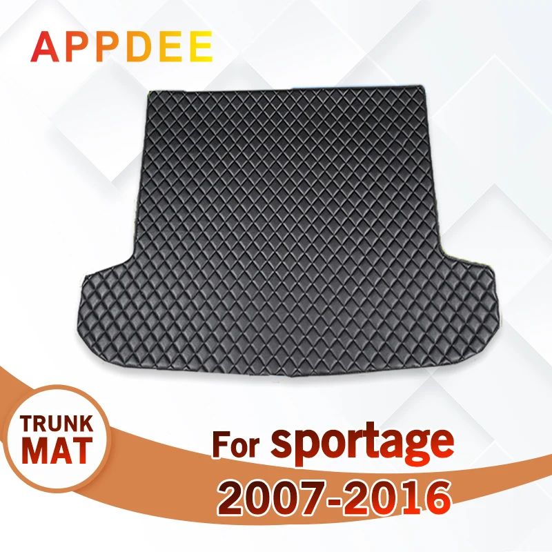 Car Trunk Mat For Kia Sportage SUV 2007-2016 15 14 13 12 11 10 09 08 Custom Car Accessories Auto Interior Decoration